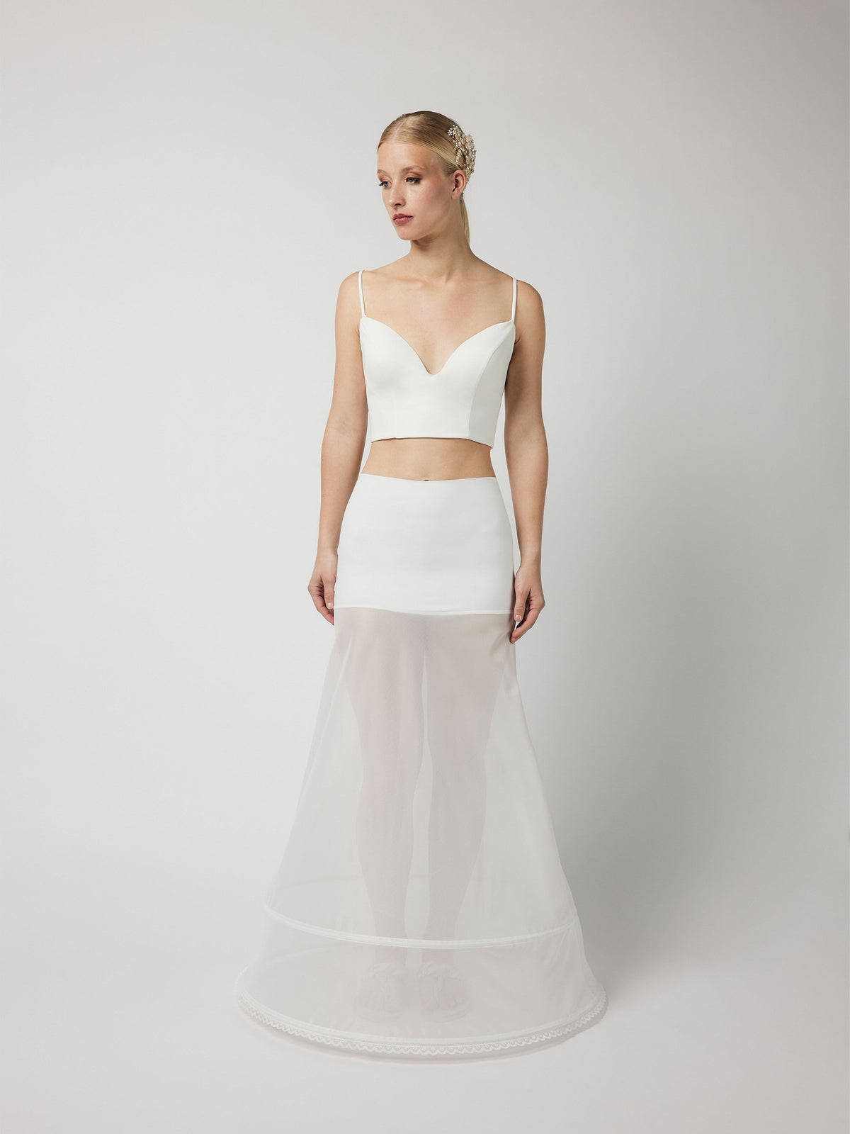 Jupon 2C 230cm pour robe de mariée princesse
