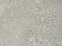 Dentelle perlée écru COUPON · vue 2