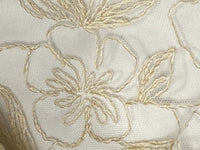 Tulle brodé vanille coupon · vue 2