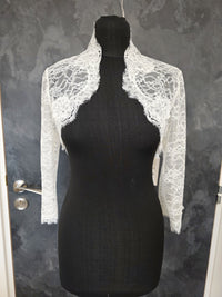 Bolero en dentelle ivoire pour robe de mariée 38/40 · vue 3