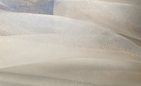 Organza cristal brillant ivoire · vue 2
