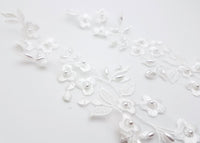 Dentelle motif, brodé perles, · vue 5