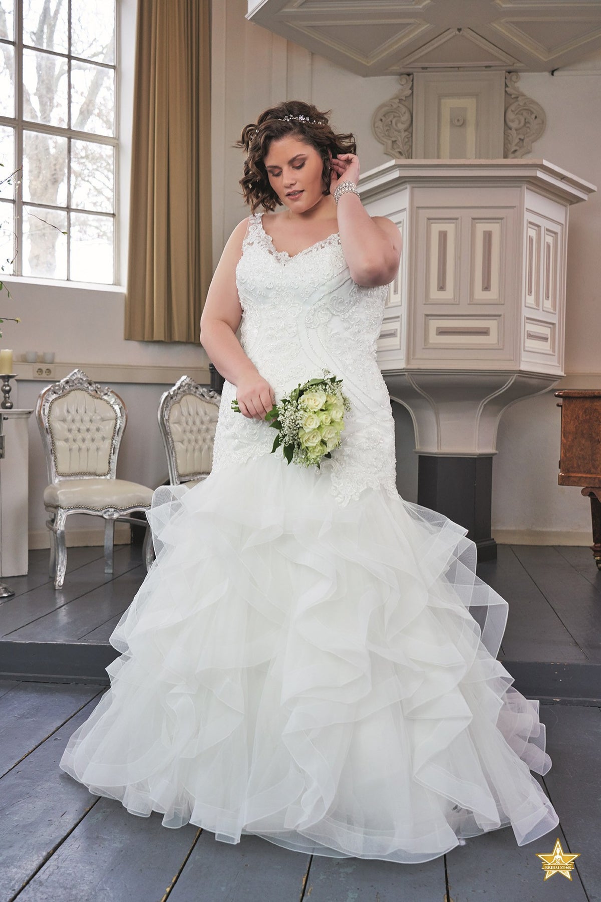 Robe de mariée près du corps taille 50