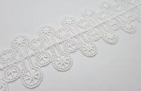 Galon ivoire clair dentelle bohème moderne pour robe de mariée · vue 4
