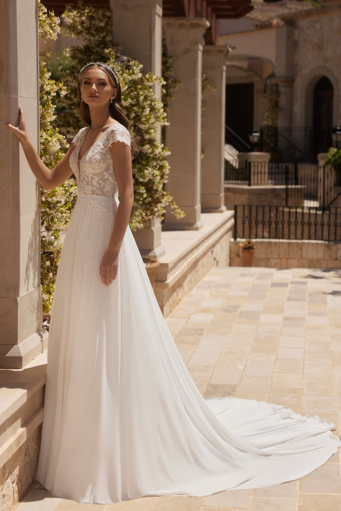 Robe de mariée fluide Agate Bianco