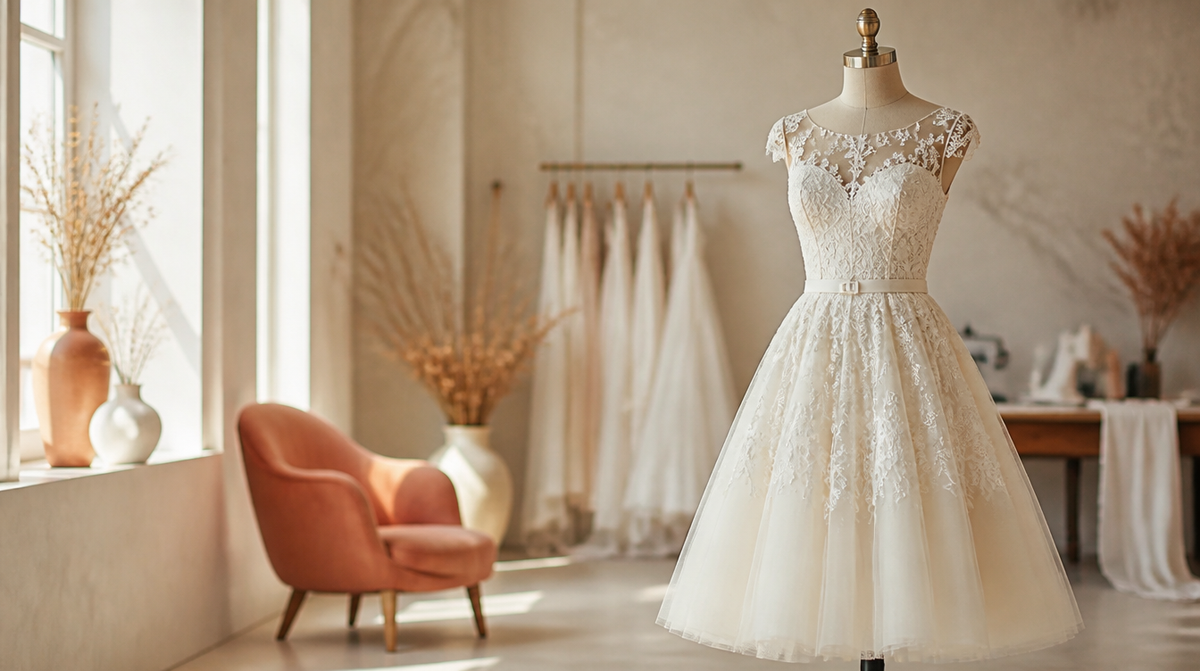 Robes de mariée courtes