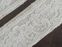 Galon Décoratif Fantaisie Lin & Coton — Largeur 5 cm | Vendu au mètre