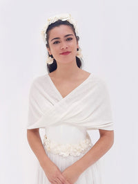 Etole tube soft touch ivoire pour robe de mariée