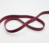 élastique anti-glisse bordeaux 12mm