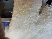 Long motif feuilles pour robe de mariée sequins · vue 8