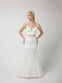 Jupon 1C 200 cm doublé surjupe pour robe de mariée sirène