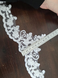 Galon festonné pour bordure BLANC · vue 2