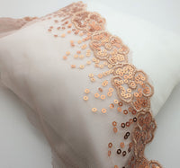 Galon brillant sequins or rosé/noir/gris · vue 3