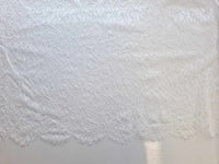 Dentelle fine chantilly ivoire festonné · vue 4