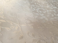 Coupon Brocard motifs feuilles Ivoire creme · vue 4