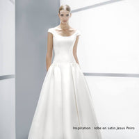 Satin Duchesse de qualité pour robe de mariée · vue 2