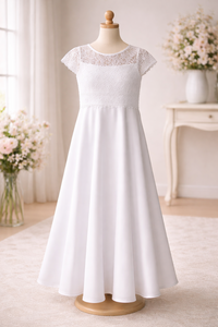 Robe de cérémonie, mariage communion robe 08-1083B 12 ans