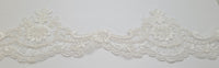 Galon de dentelle pour robe de mariée ivoire avec sequins · vue 4