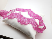 Galon de dentelle fuchsia
