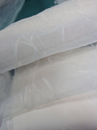 voile d'organza froissé ivoire · vue 4