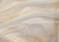 Ponge de soie très fin pour création foulard ivoire