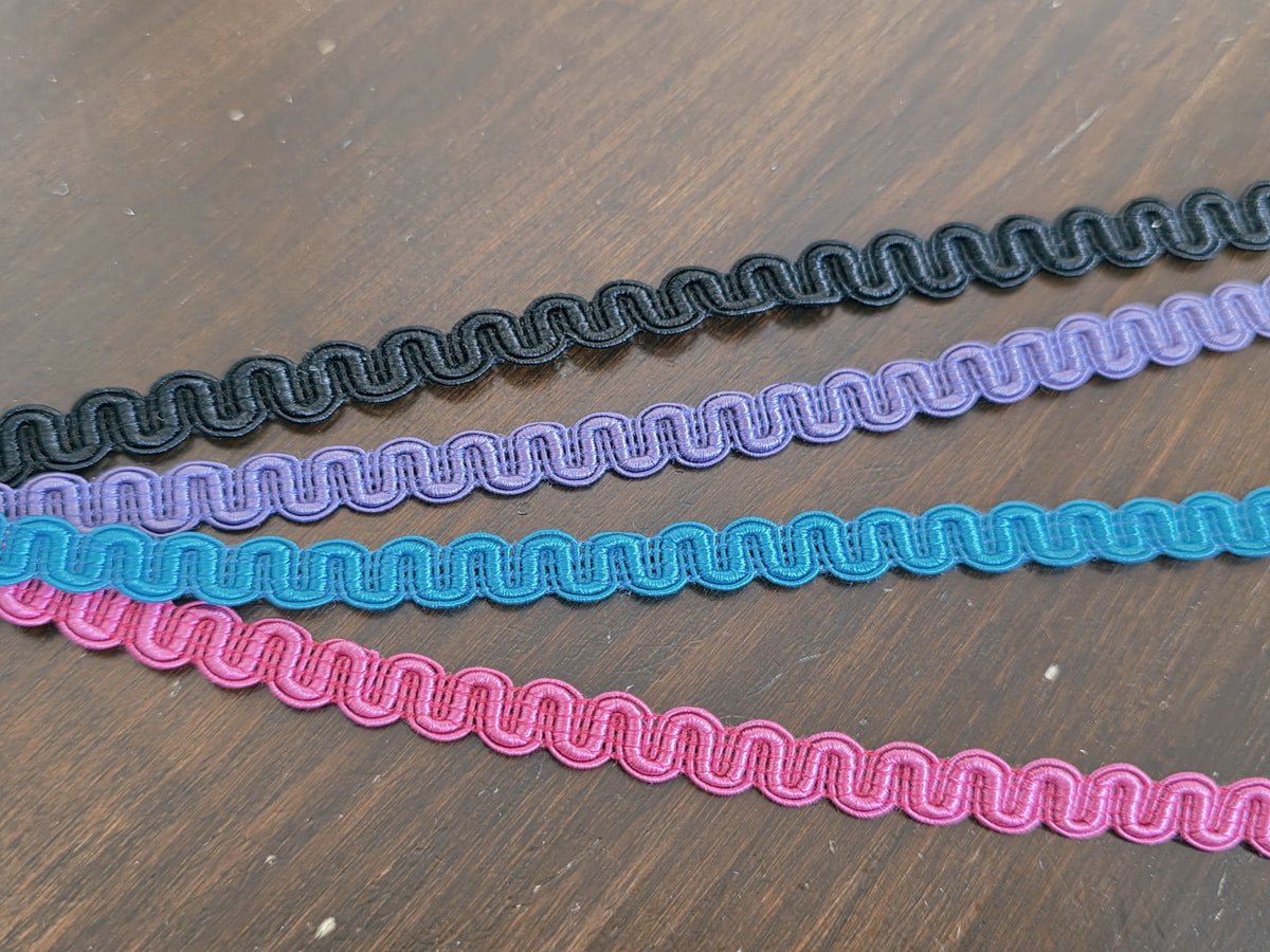 Galons colorés à coudre ou thermocollants