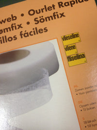 Ourlet rapide Vlieseline largeur 3cm blanc