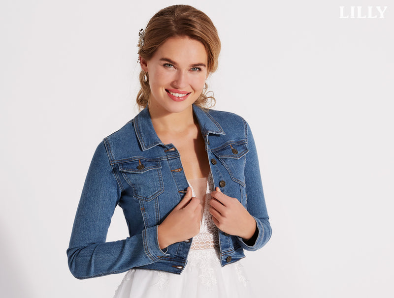 VESTE EN JEAN pour mariée