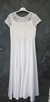 Robe de cérémonie, mariage communion robe 08-1083B 12 ans · vue 2