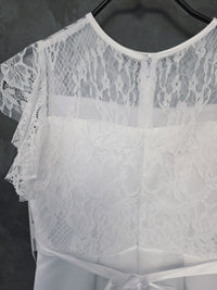 Robe longue pour fille, mariage, cérémonie, communion · vue 6
