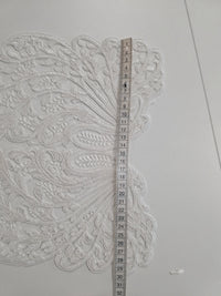 Motif dos en dentelle ivoire pour dos de robe de mariée · vue 6