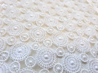 Dentelle mandala rond bohème point