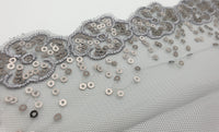 Galon brillant sequins or rosé/noir/gris · vue 2