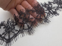 Galon de dentelle fine noire · vue 2