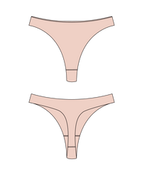 String magique invisible Back to glam nude