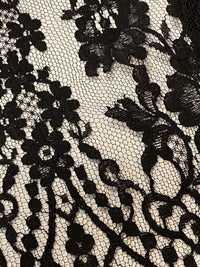 Dentelle de Calais Caudry rouge ou noir · vue 8