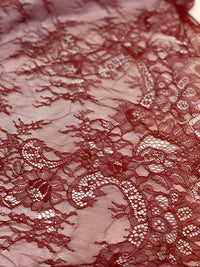 Dentelle fine couleur ROUGE · vue 2