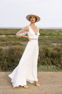 Robe de mariée ARION, fabriqué en France, de la marque Lambert Créations taille 38/40 · vue 2