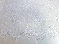 Dentelle fine "nathalie" ivoire clair bord festonné · vue 2