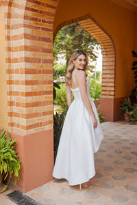 robe courte asymétrique 38 · vue 2