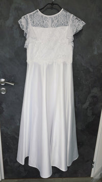 Robe longue pour fille, mariage, cérémonie, communion · vue 2