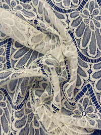 Dentelle de Calais Caudry avec motifs rétro · vue 3