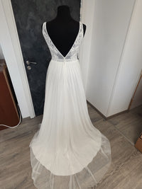 Robe MONICA Bianco DESTOCKAGE · vue 9