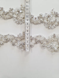 Galon ceinture strass pour robe de mariée princesse · vue 3