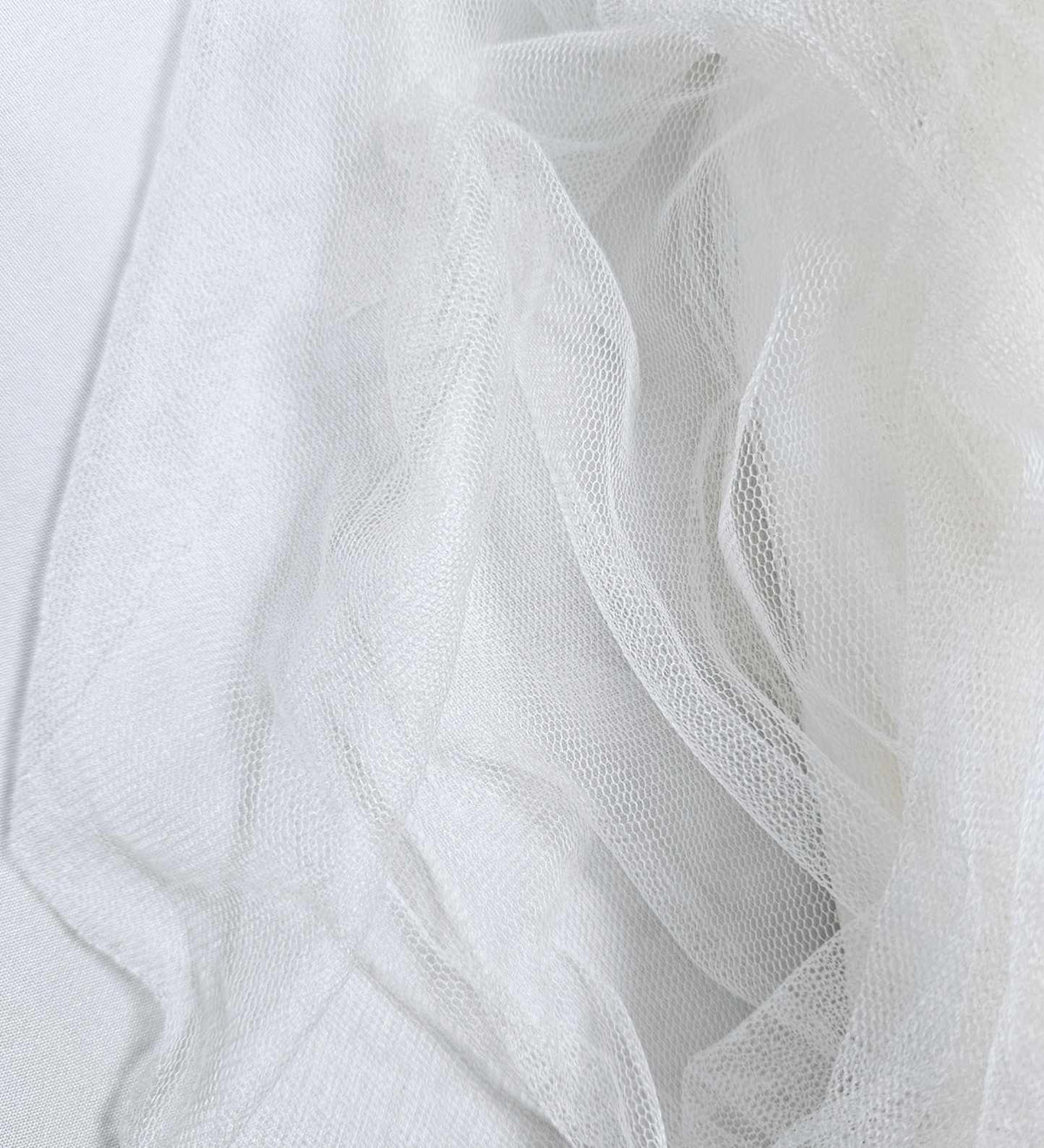 Tulle de soie extra souple ivoire clair