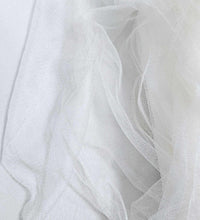Tulle de soie extra souple ivoire clair