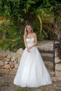 Robe de mariée princesse, bustier, taille 44 · vue 2