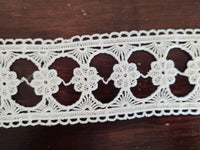 Galon de guipure bohème ivoire robe mariée champêtre · vue 2