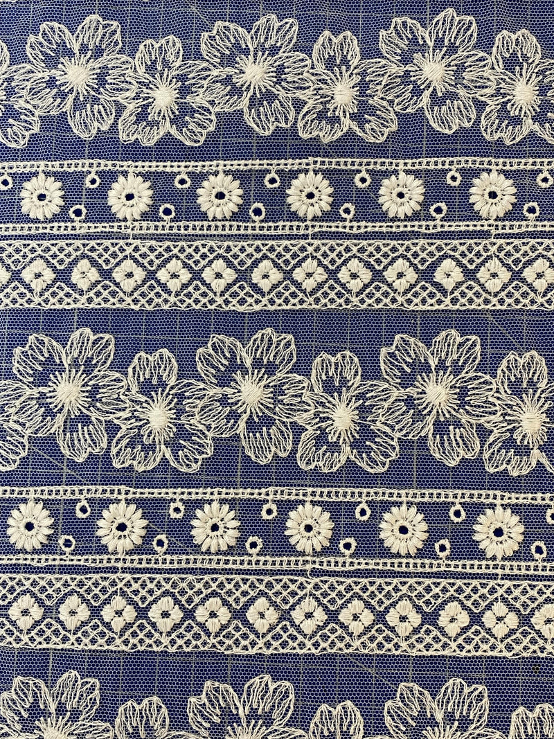 Dentelle fine, motif géométrique Calais Gaudry GIOVANNY