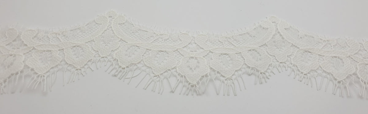 Galon pour robe de mariée ivoire fine dentelle